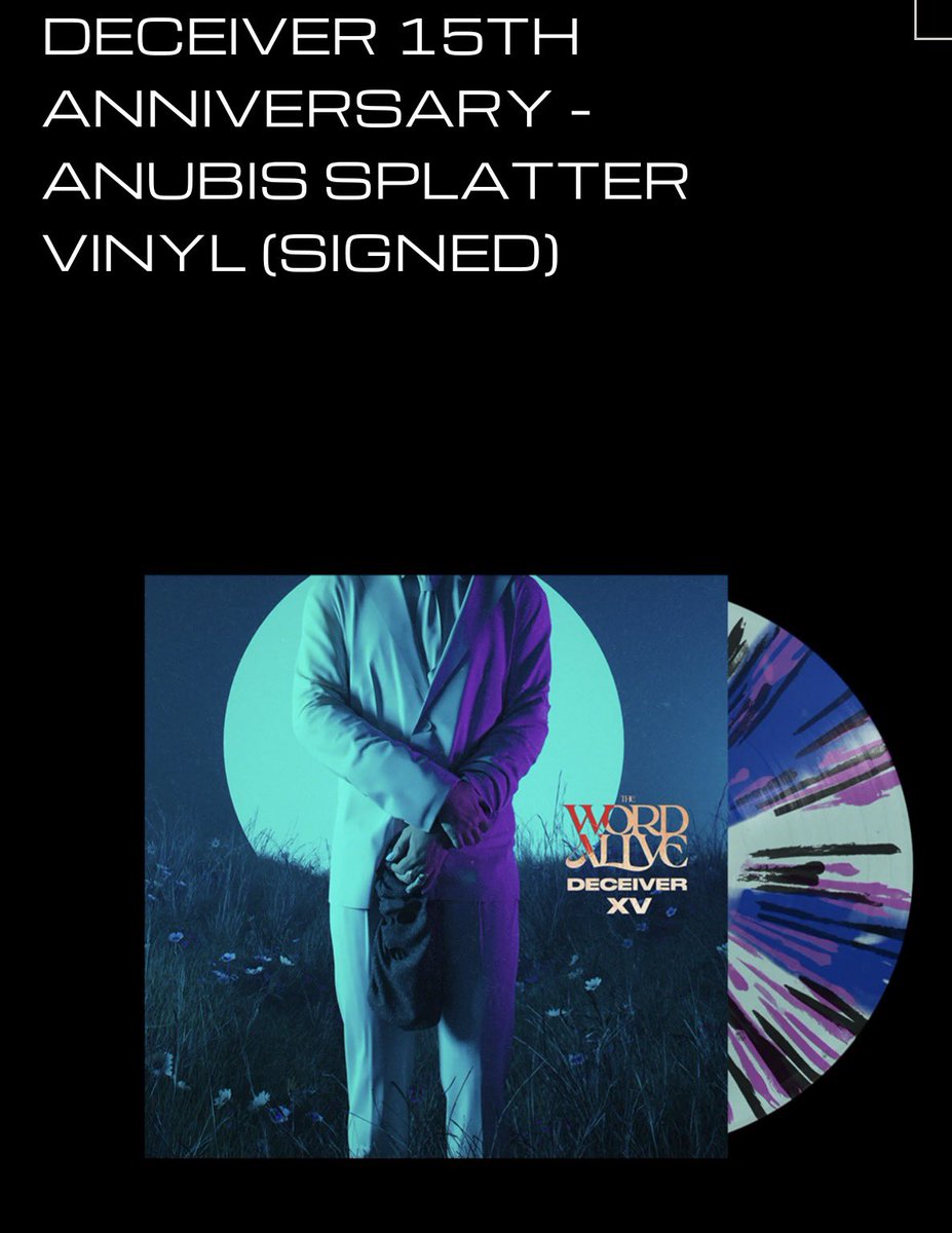 TheWordAlive's tweet image. Only FIVE signed Anubis Splatter vinyl are left and then they are sold out for good!

thewordalive.shop/products/word-…

#thewordalive #vinylcollectors #metalcore