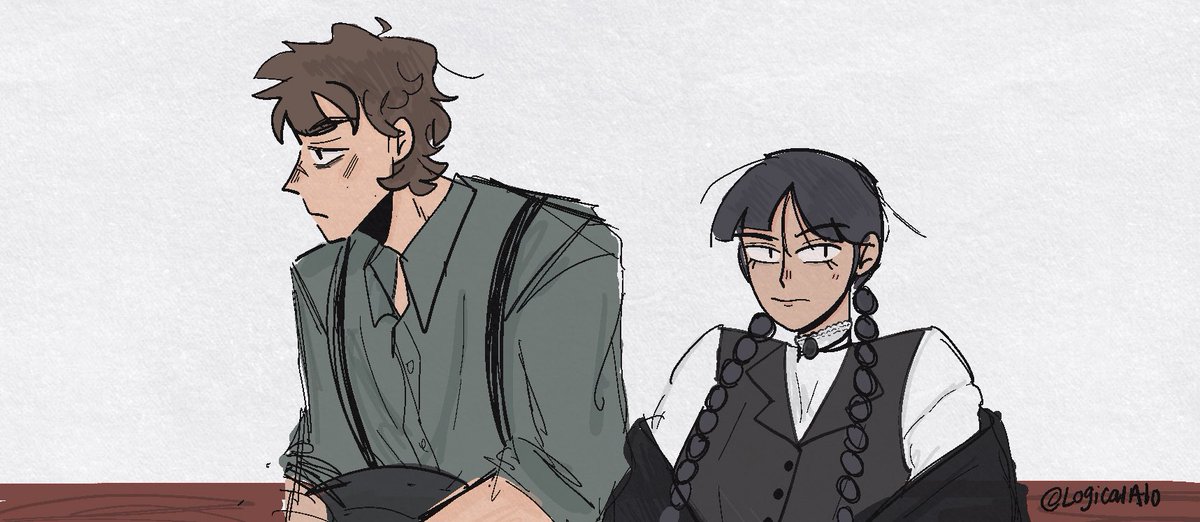 LogicalAlo's tweet photo. Enjoy the silence.
Thank you @Jumpscare_Foxy for brainstorming with me on a Western! Weyler AU 
#weyler https://t.co/ZwXzE3y2Fj
