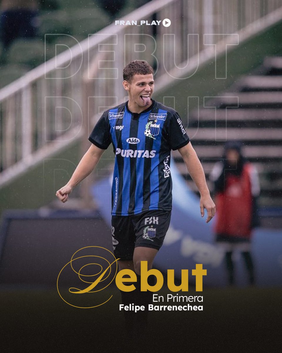 FranAlow's tweet photo. Ayer, Felipe tuvo sus primeros minutos en el primer equipo. 🖤💙
Ingresó y, en poco tiempo, generó una jugada de peligro, demostrando su gran presente y el enorme futuro que tiene por delante.🔥✍️
¡Felicidades @pipebarrene9 ! https://t.co/3y7LeLKJIj