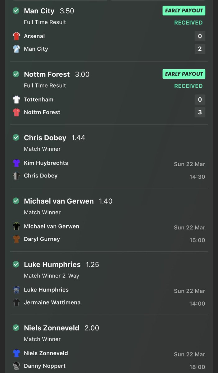 DougalBets's tweet photo. Horrendous way to lose a 200/1 Acca 😭😭😭 https://t.co/9QF0KR0ibD