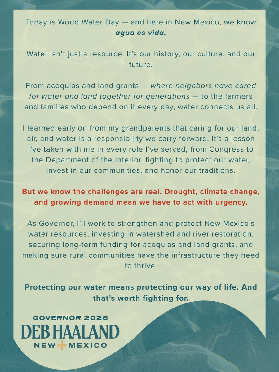 Deb Haaland tweet media