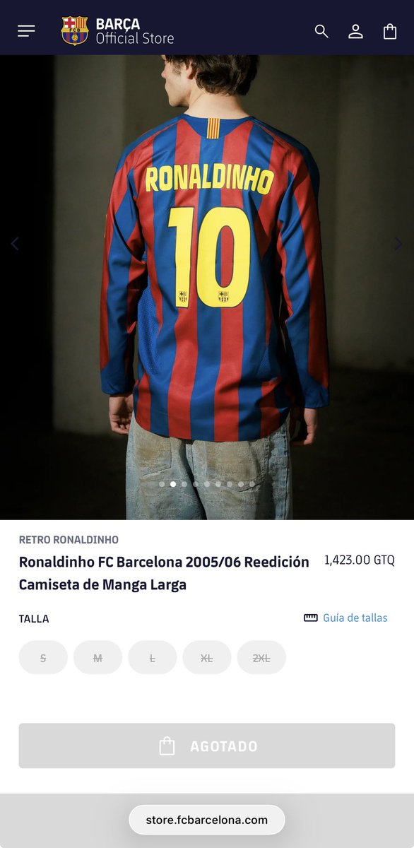 Cómo que ya no hay camisetas :/