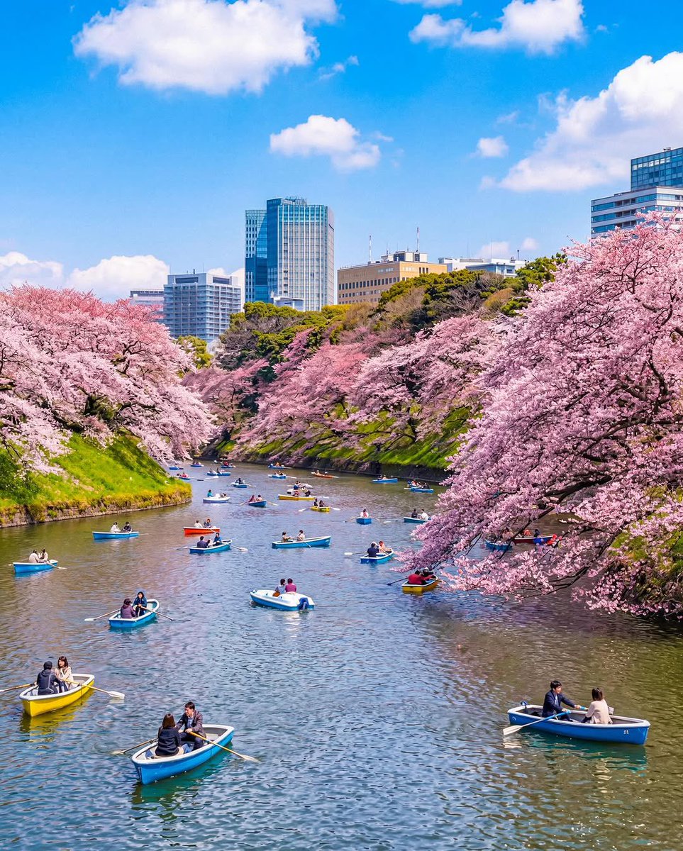 Sakura, the cherry blossom season, has begun in Japan. 🇯🇵🌸