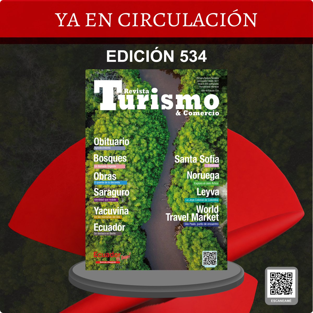 🌿Nueva edición de Turismo &amp; Comercio

Bosques en alerta, cultura viva en Saraguro y destinos como Noruega, Santa Sofía y Leyva. 🌎✈️

📖 Descúbrela y conecta con el turismo desde otra mirada.

ENLACE: turismocomercio.com/revista/edici%… 

#Turismo #Ecuador #Travel
