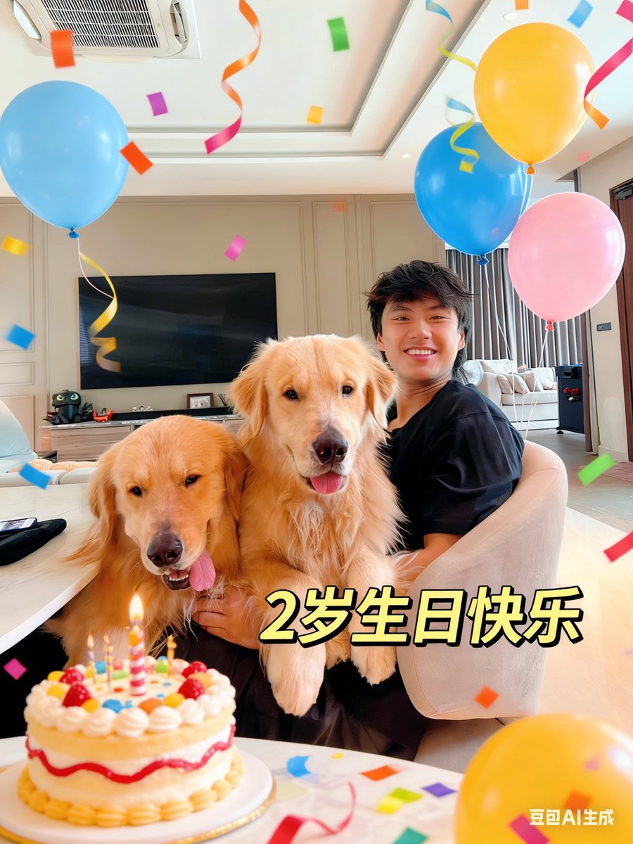Happy birthday to GoldDenn’s two years old 🤗🎉🎉🎊🪅

#Gold__Denn 
#Ohmpawat