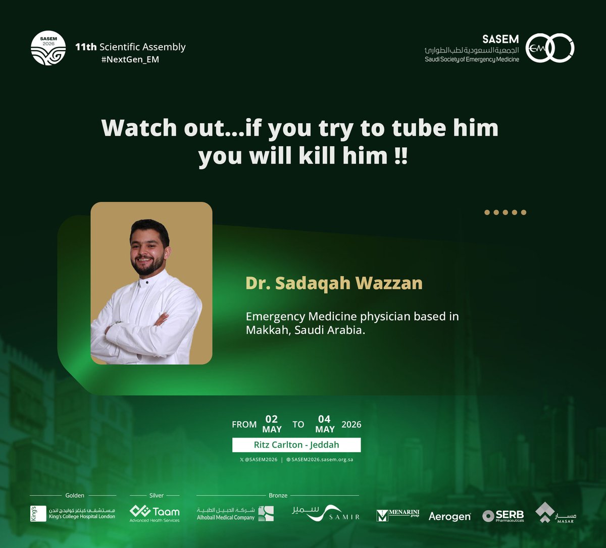 The 11th SASEM Scientific Assembly - SASEM2026 tweet media