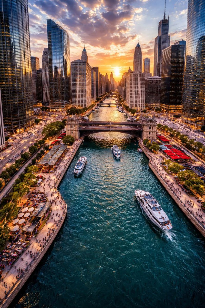 Riverwalk, Chicago 🇺🇸