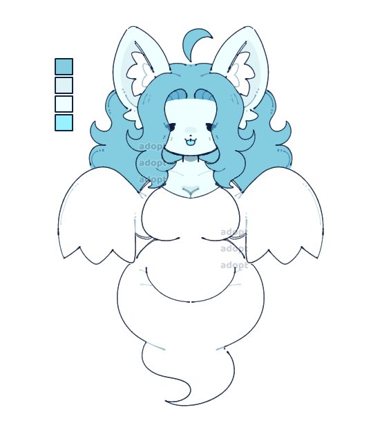Adopt - Ghost cat $45 !

🩵 The file will be sent without a watermark after purchase :3