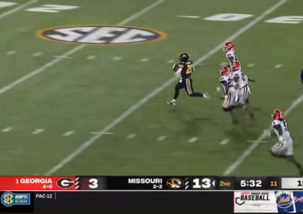 claymayy's tweet photo. @ColinInCOMO Almost had em the year before too…. This play and what happened right after will forever haunt me. https://t.co/biY9zydnKF