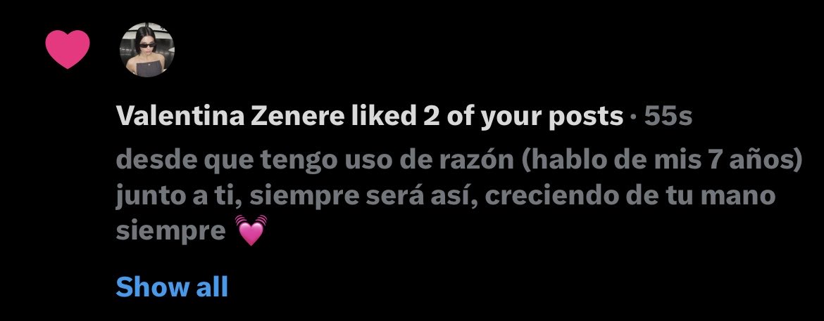 martinaasuarez_'s tweet photo. te quiero @VaLuZenere 💖 que importante es para mi que hayas visto justo este https://t.co/hQkESLJrX9