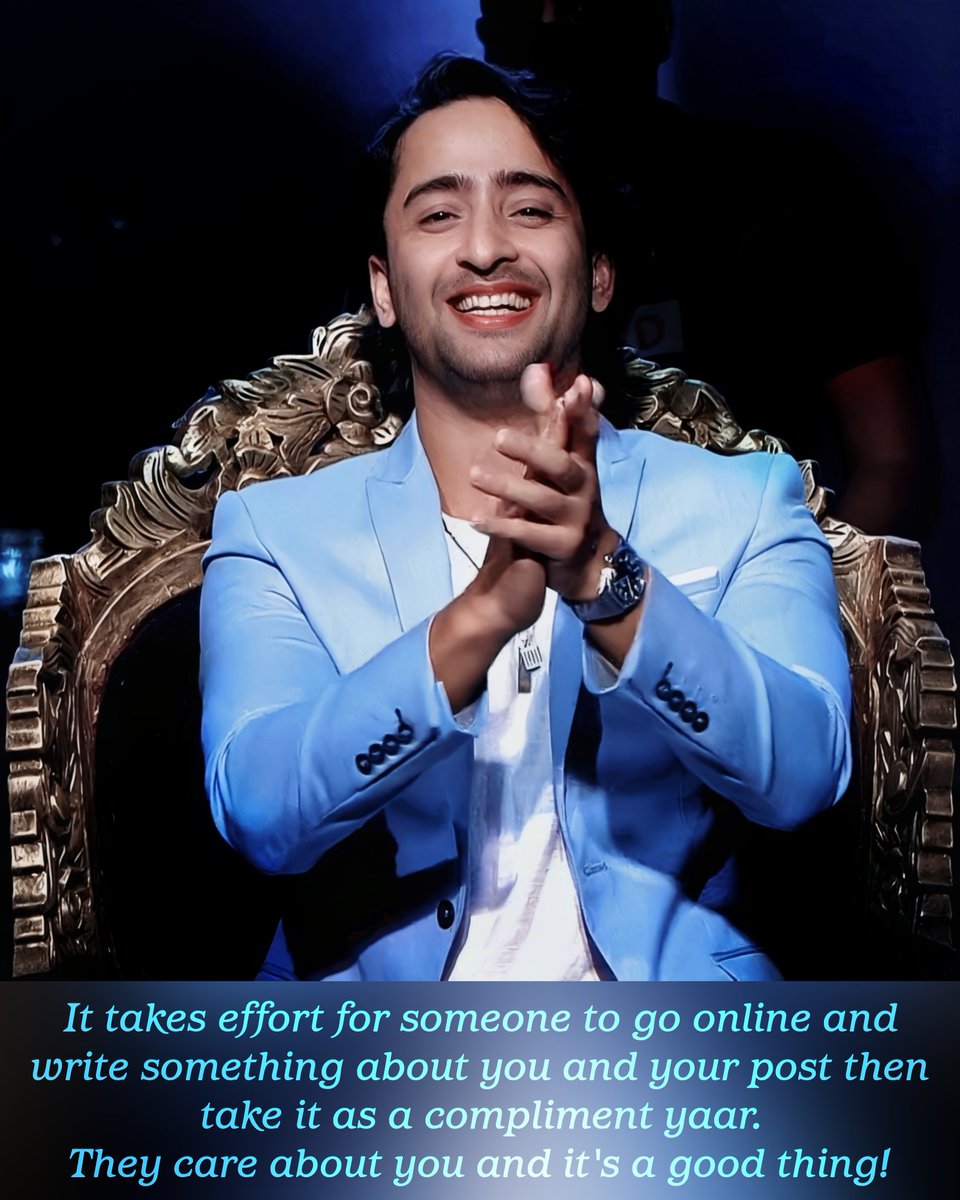 ritu0174's tweet photo. It Takes Effort For Someone To Go Online And Write Something About You And Your Post, Then Take It As A Compliment Yaar!. They Care About You And It's A Good Thing! ~ Shaheer 💫
#SSQuotes #ShaheerSayings #ShaheerSheikh
@Shaheer_S ♥️ https://t.co/heTgcCmCuw