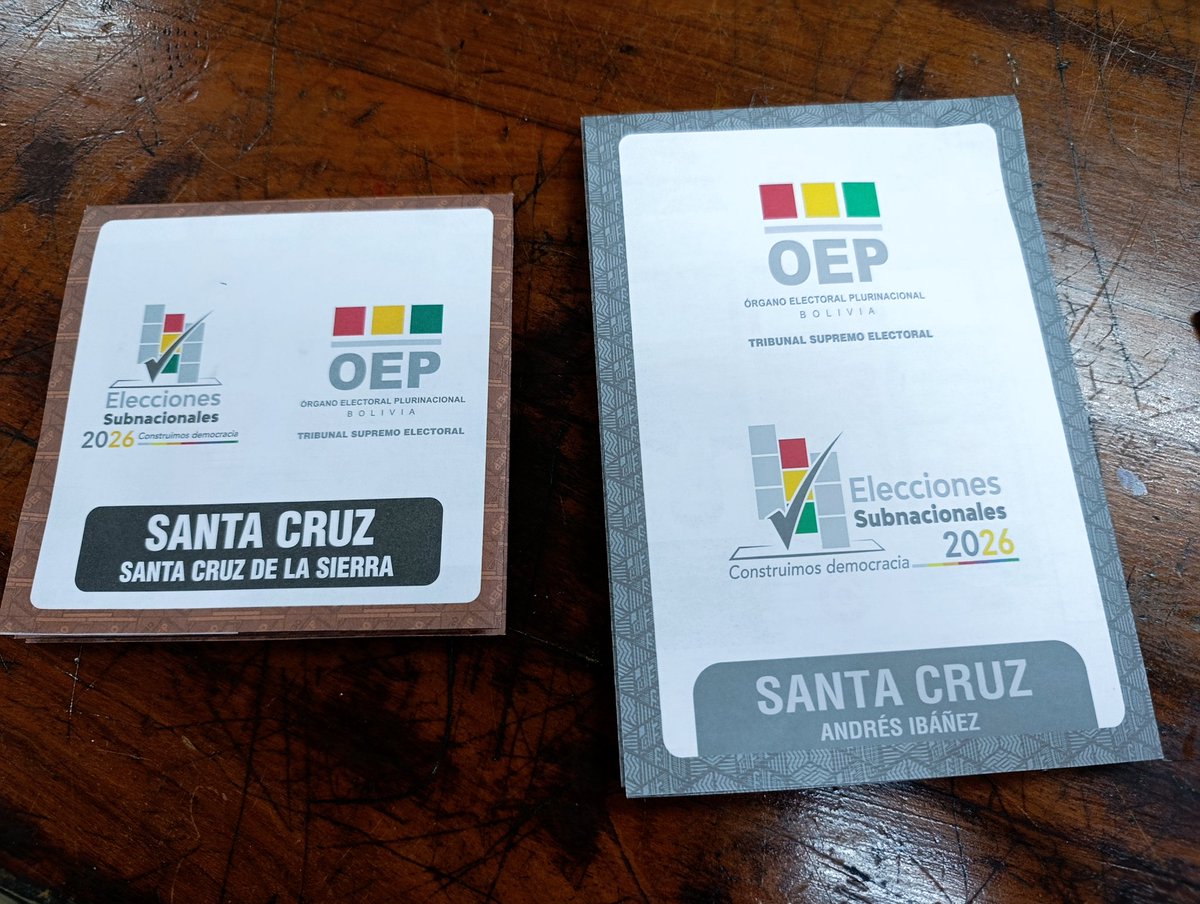 JavimTO's tweet photo. Ejerciendo el derecho al voto #EleccionesSubnacionales2026 #SantaCruzBO  #Bolivia 🇧🇴 https://t.co/LV7ksZTSEp