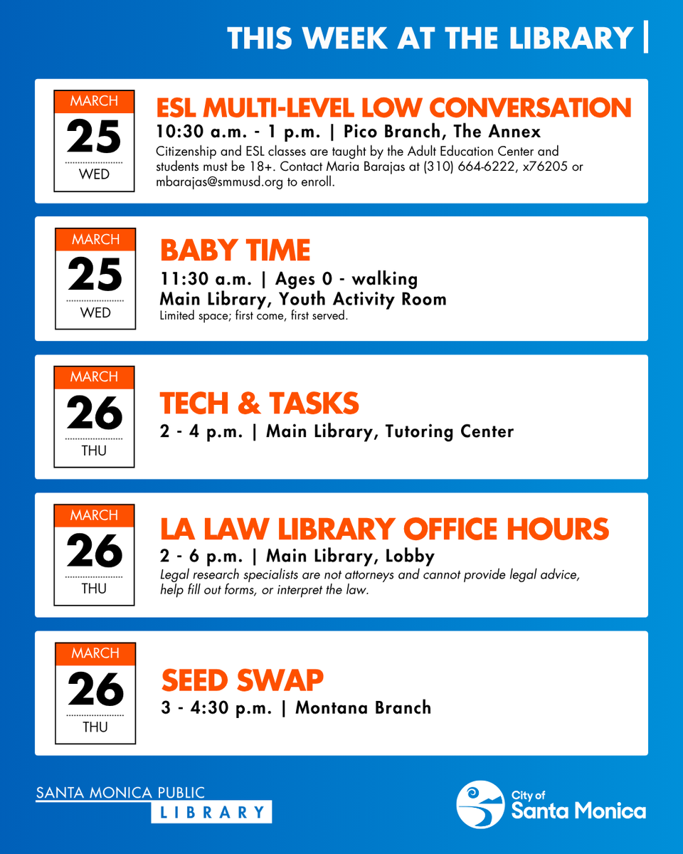 Santa Monica Public Library tweet media