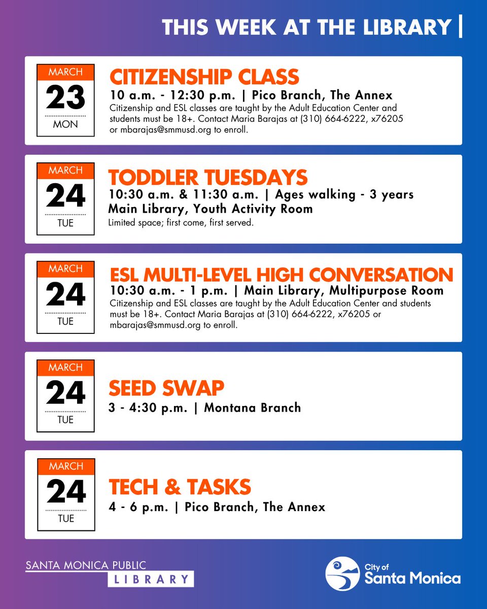 Santa Monica Public Library tweet media