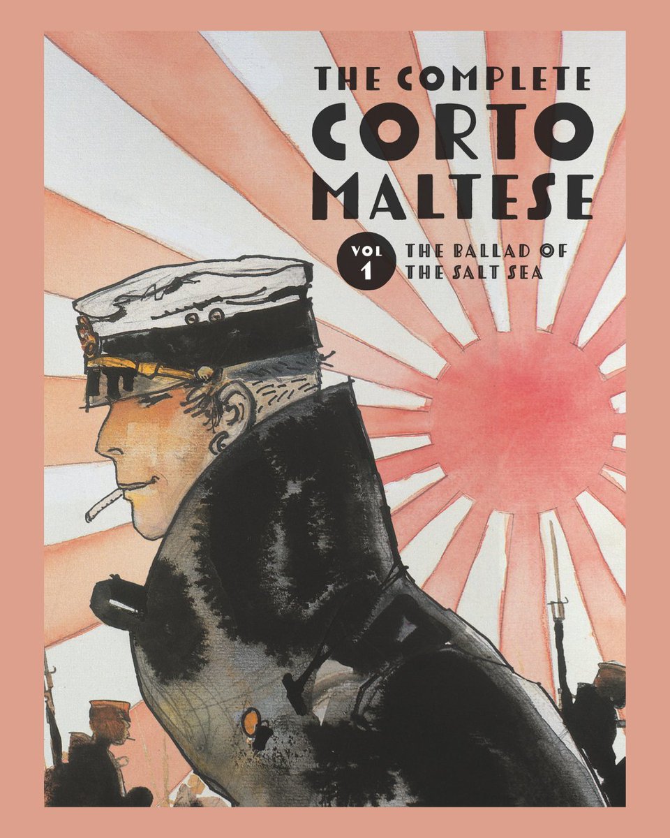 fantagraphics's tweet photo. International award-winning graphic novelist Hugo Pratt's Corto Maltese returns to American readers in full color with the first volume of The Complete Corto Maltese, featuring the rip-roaring adventure that introduces him to the world--out 10/13! https://t.co/b5GvPrC8dn https://t.co/qdnWXMDrAO
