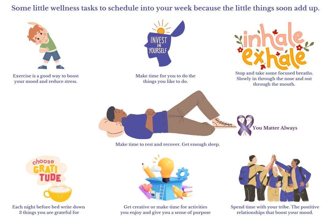 SuzieYMA's tweet photo. A little #sundayselfcare reminder to make time for the little things as they soon add up. 
Self-care is not synonymous with self-indulgence. It is a necessity not a luxury! 
Make time to turn your care inwards because you matter too #YouMatterAlways #selfcarematters #smallchanges https://t.co/UxWZRDX3v6