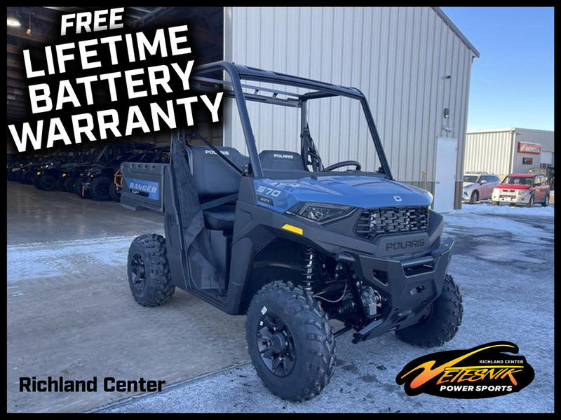 VETESNIK_PWRSPT's tweet image. Discover the 2026 Polaris® Ranger SP 570 Premium at Vetesnik Power Sports—ideal for work and play! Enjoy a FREE Lifetime Battery (valid through 3/31/2026) and NO extra fees. 📞 608.647.8808 🌐 bit.ly/4soVhc3 #PolarisRanger #WorkReady #UTVDeals
