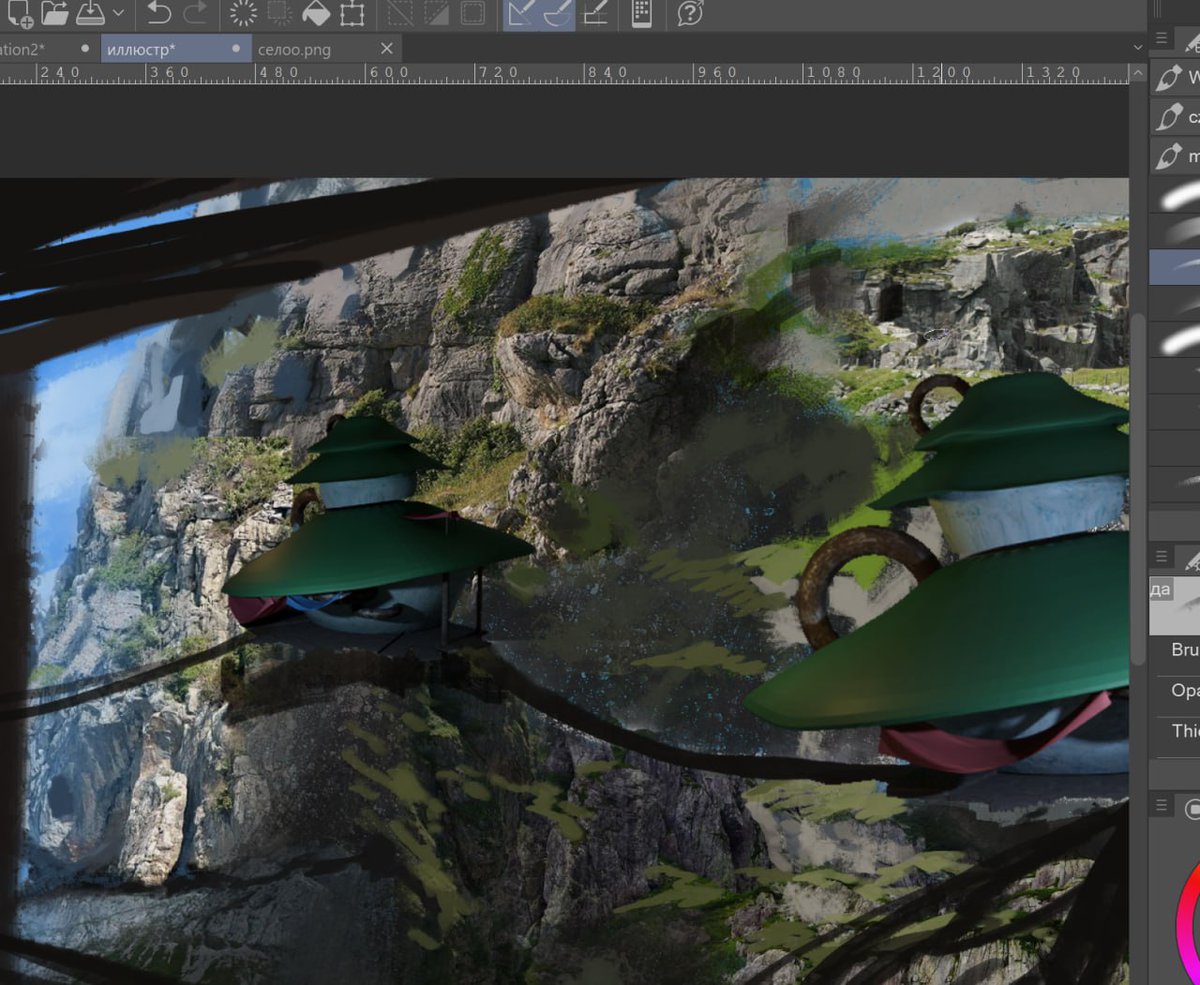 picab0da's tweet photo. started a new illustration💅👾
#illustration #mushroom #rock #village #fantasy #myproject https://t.co/ITUpORvqj6