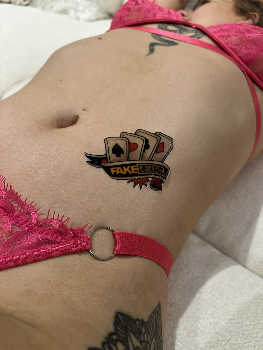 Fake tattoo tweet media