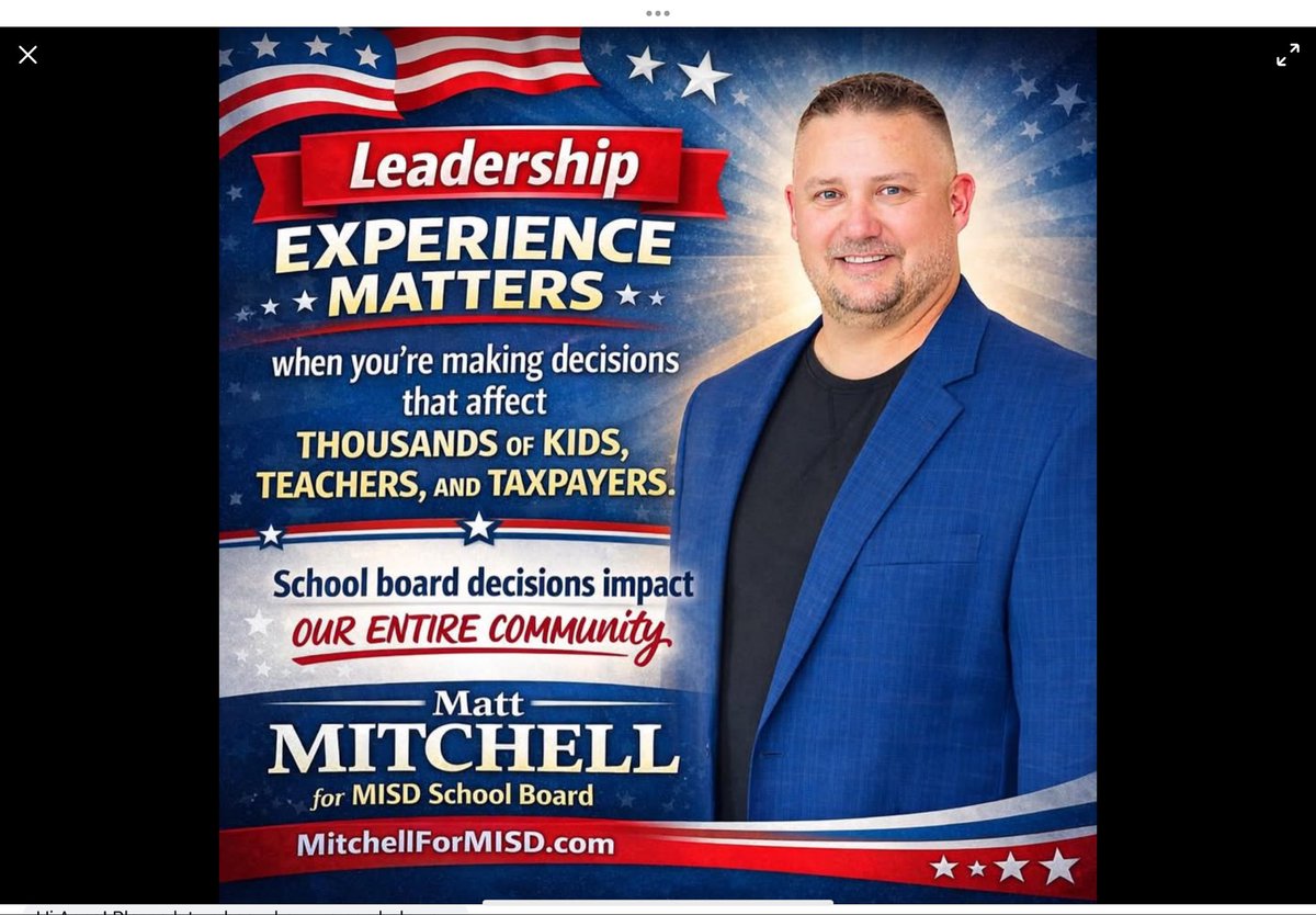 VoiceSchools's tweet photo. @MontgomeryISD will have a school board election on May 2. Incumbents Eddie Winn &amp; Shawn Denison are unopposed. VPS is proud to endorse MATT MITCHELL for Position 3!

YOUR VOTE MATTERS!!! https://t.co/9QQGU6pQDm