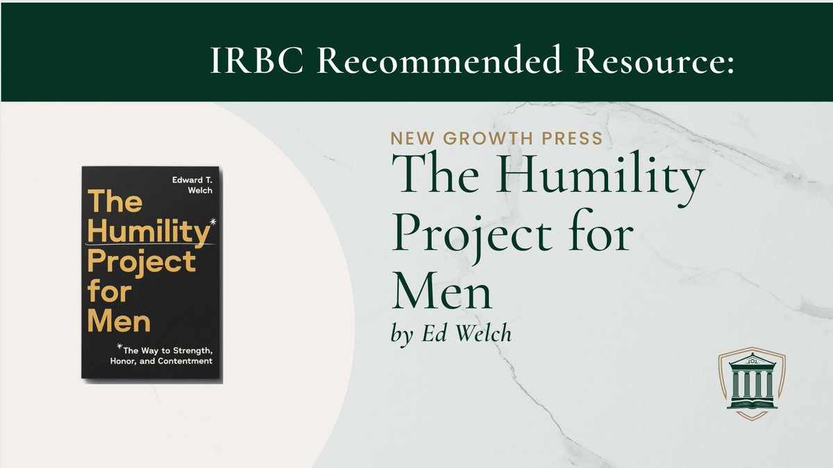 The Institute for Reformed Biblical Counseling tweet media