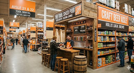 jdieffen's tweet photo. @HomeDepot you would make my year if you added beverage sales to your stores.  I don’t think I’d need to shop anywhere else. https://t.co/e9z60r2ljK