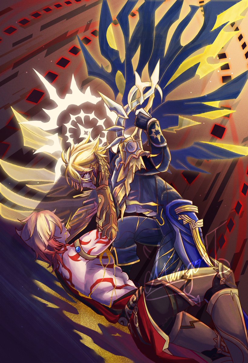 Mango215_'s tweet photo. #phaidei #khasdei 

#honkaistarrrail #phainon #mydei https://t.co/DrwLPlZI5K