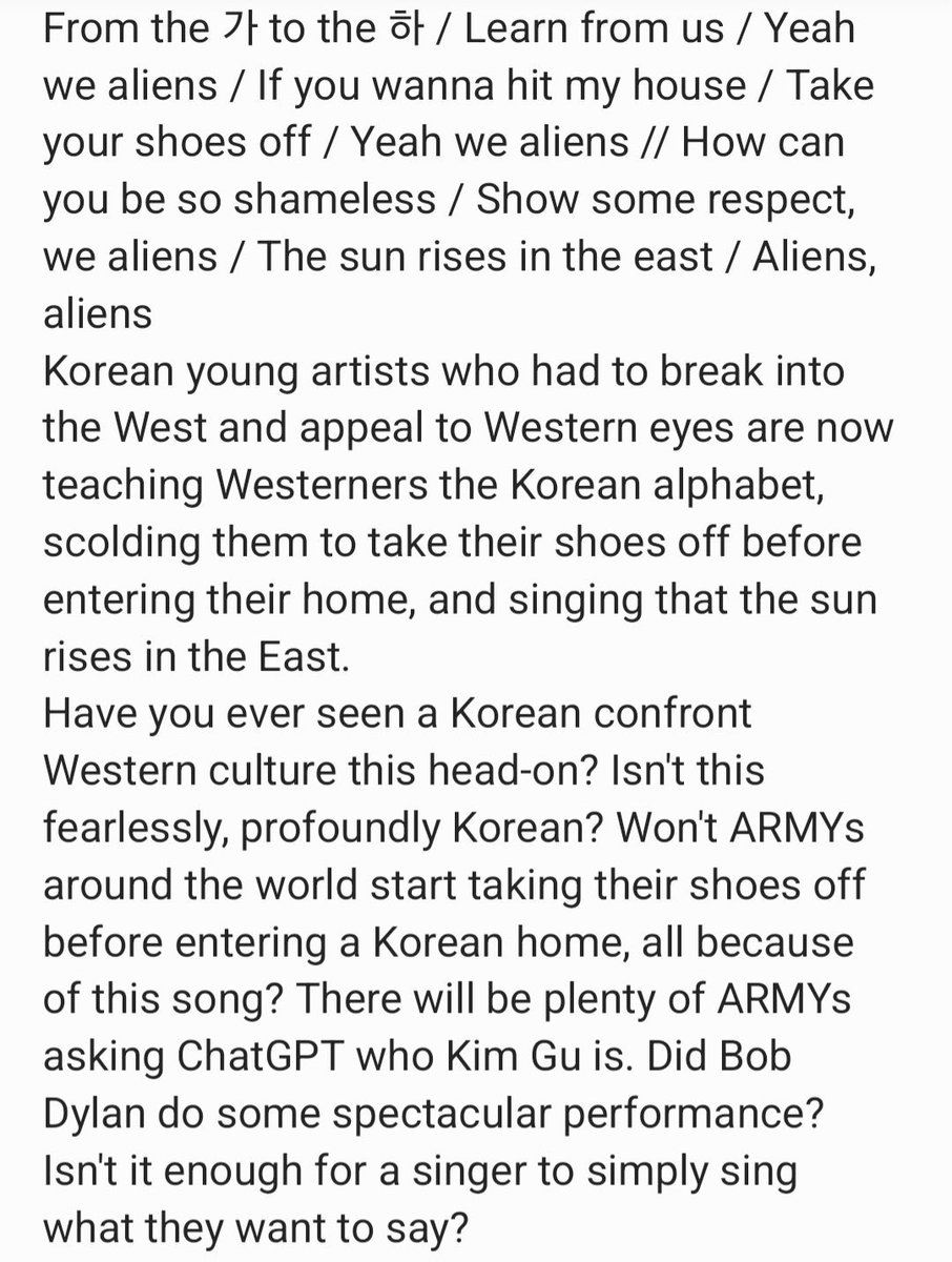 I think you guys should read this. this is a translation of a korean journalist’s review of bts’s live performance. I’ll link the original below. The last paragraph 💔
