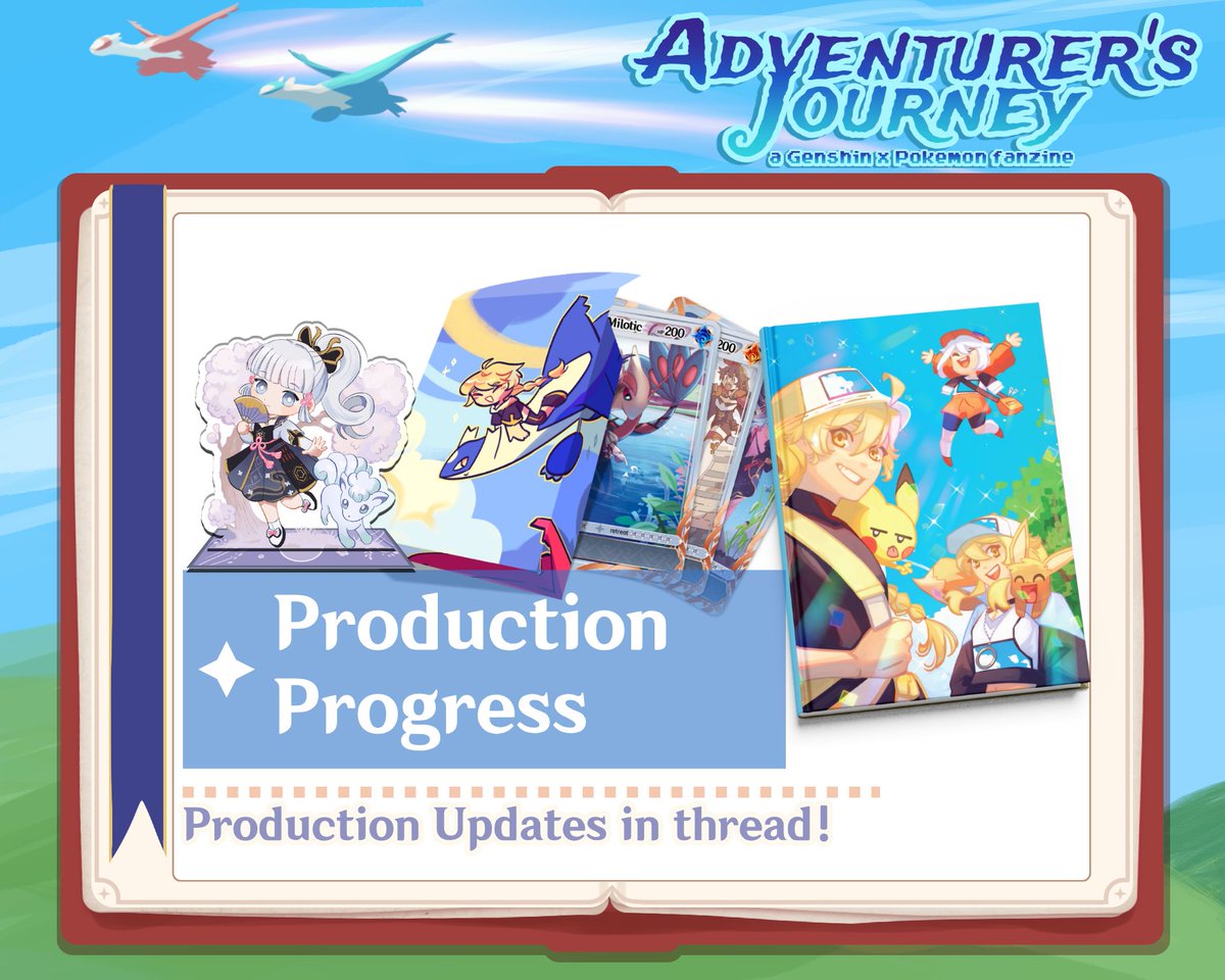 Adventurer's Journey ✨ A Genshin X Pokémon Fanzine tweet media