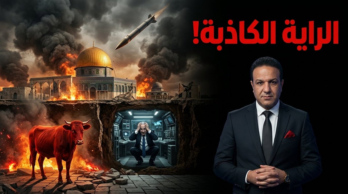 🔴 مخطط "الراية الكاذبة".. هل تضحي إسرائيل بـ "نتنياهو" لهدم الأقصى وتوريط إيران؟ (أسرار تُنشر لأول مرة)
​⚫️ قلبي مقبوض، وإحنا للأسف نايمين في العسل وبنتابع الأخبار على إنها "تريندات"! في مخطط شيطاني بيتلعب دلوقتي في الغرف المغلقة، هدفه الأكبر مش بس كسب الحرب، هدفه "هدم المسجد