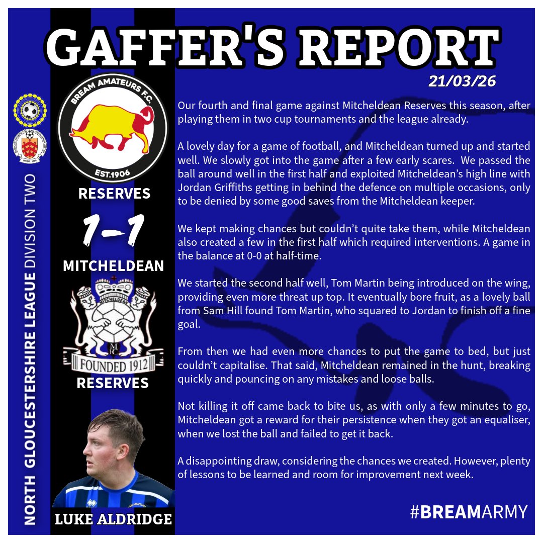 Bream Amateurs FC tweet media