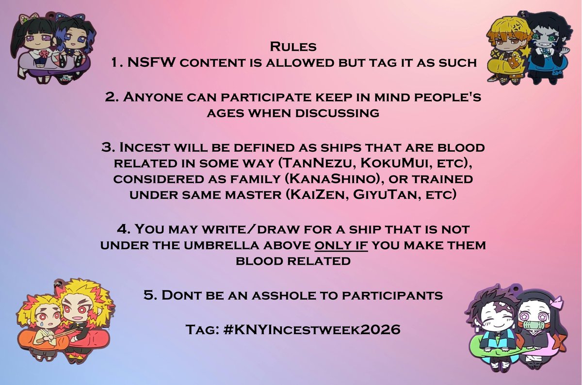 KNY Incest Week tweet media