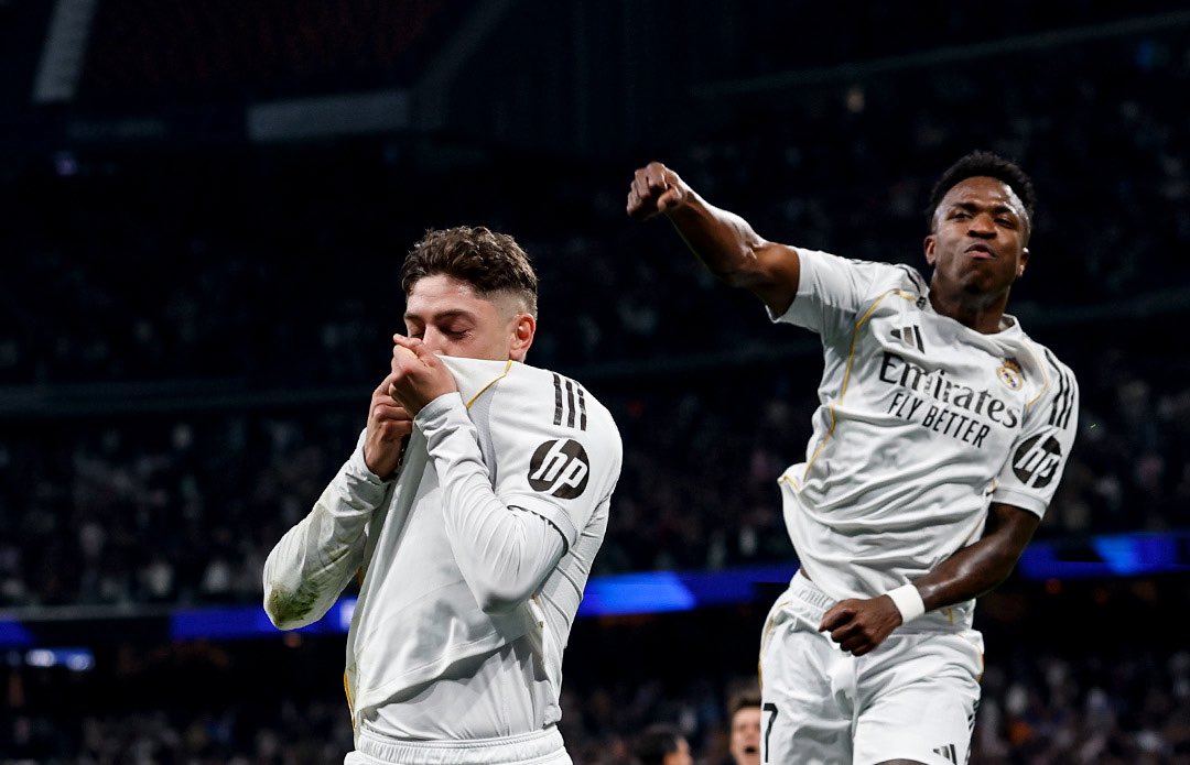 MH_1902's tweet photo. 🚨🚨نهاية المباراة — ريال مدريد 3-2 أتلتيكو مدريد

⚽️ فينيسوس جونيور 
⚽️ فالفيردي
⚽️ فينيسوس جونيور https://t.co/G0S4l2AcMH