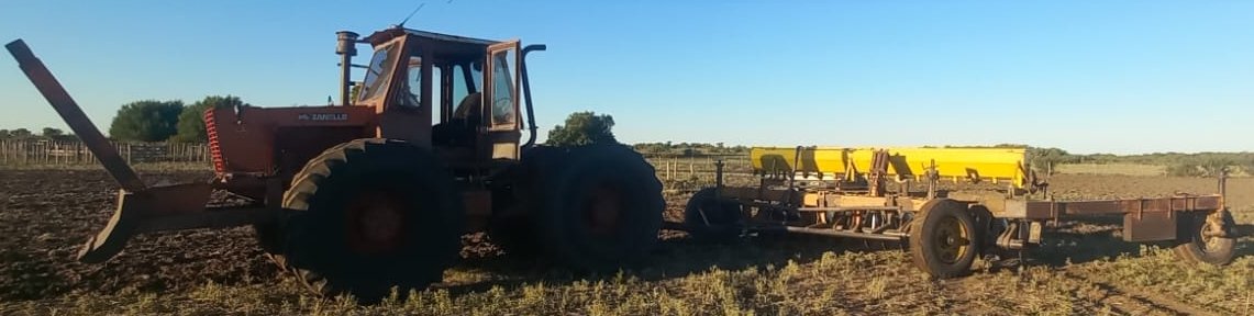 Cae el sol pero se sigue laburando en el sur de la provincia de Buenos Aires #ElCampoNoPara en duplex con <a href="/PesadsArgentino/">Pesados Argentinos</a>