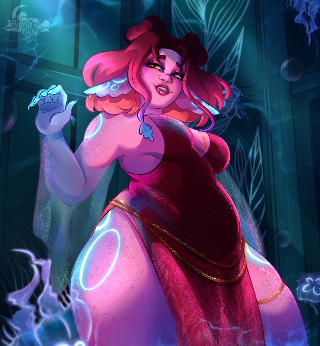 spicy_luma's tweet photo. Welcome to the Conservatory! 🪼🫧  
It's been a long time coming but your jelly's first stream is around the corner! Feel free to stop by for games, art, and scuff on Friday April 3rd @ 4 pm PST ✨ 
Come say hi ❤️  
https://t.co/LOADqCLHwp https://t.co/1Oh8gnoYca