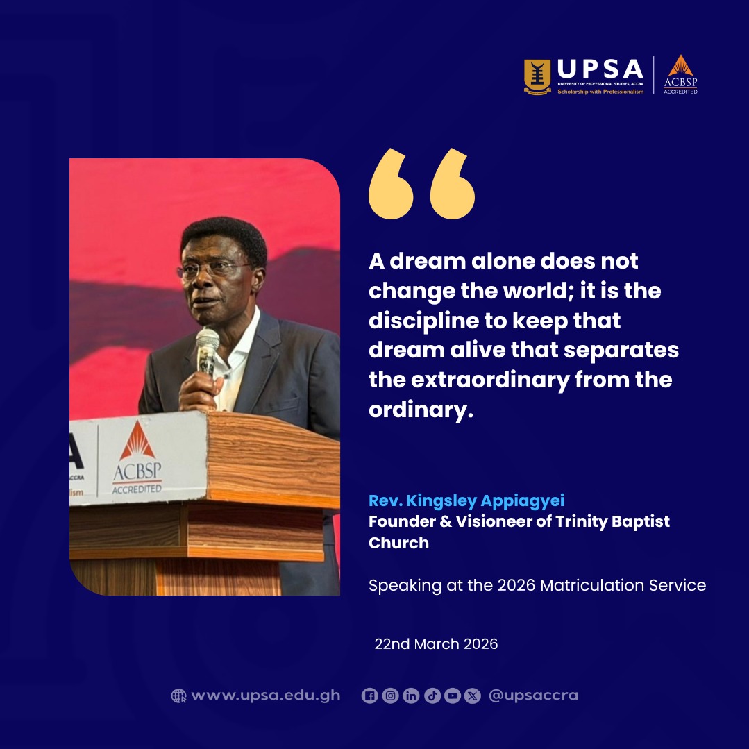 University of Professional Studies, Accra (UPSA) tweet media