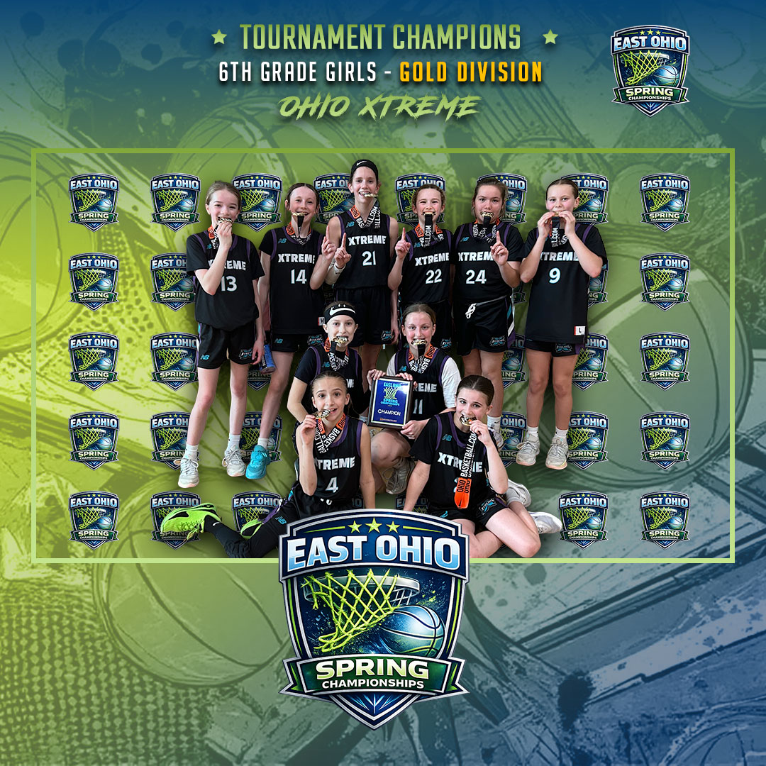 Ohio_Basketball's tweet photo. East Ohio Spring Championships, 6th-grade girls gold division champs, Ohio Xtreme! @OhioXtreme https://t.co/QiiByvvU2L