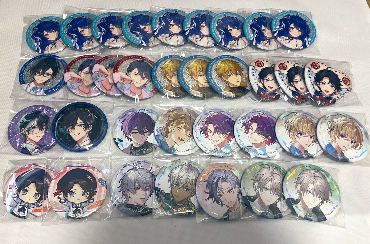 xx_fumin's tweet photo. 【譲渡】にじさんじ 8周年 7周年 ART OF NIJISANJI アニメイトカフェ スイパラ IMPACT RoseValentineランダム 缶バッジ メタルカード 特典 クリアカード チケット風カード コースター

譲：画像のもの
求：定価(特典類は希望額)＋送料

まとめての方優先ですが1点からでも
お気軽にお声がけください https://t.co/swpriMXBkQ