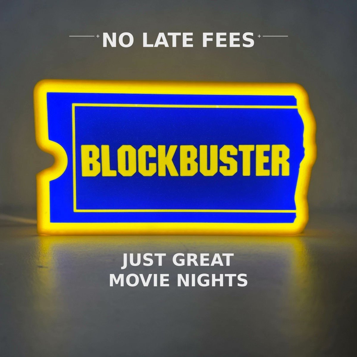 gr8prices1's tweet image. 🍿| Blockbuster Video Light Up LED Sign Decoration 9" x 5" x 1.25"  | 3D Printed &amp;amp; Ships Free Next Day from Utah, USA 🇺🇸

#BlockbusterVideo #RetroDecor #RetroDecor #LEDSign #homedecor #Hometheater #gr8prices #Freeshipping #Reproduction

ebay.us/m/kMbUo7 #eBay via @eBay