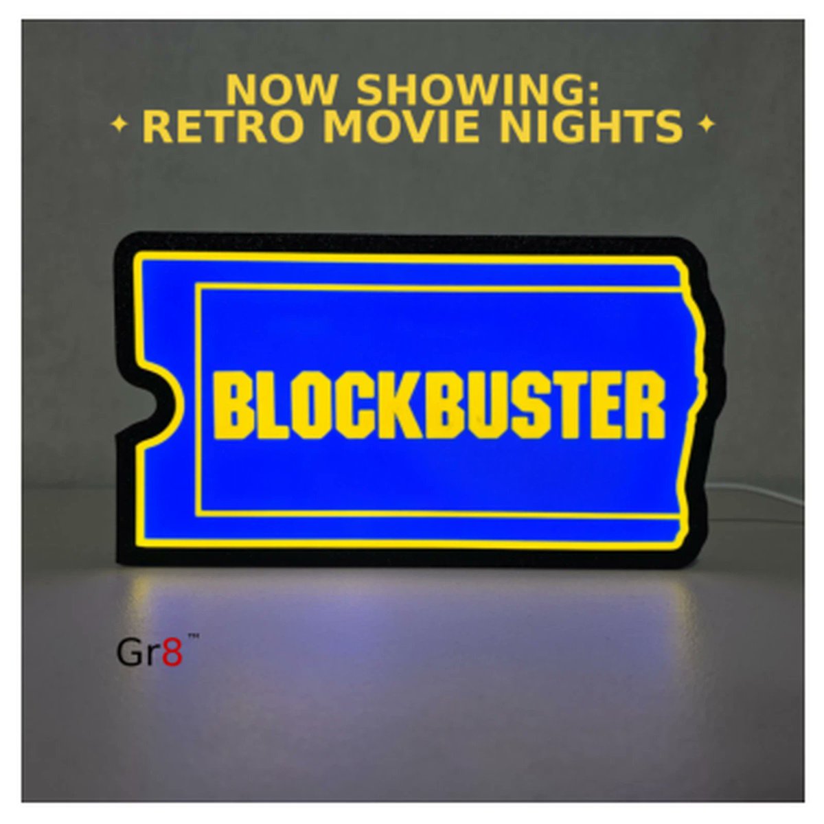 gr8prices1's tweet image. 🍿| Blockbuster Video Light Up LED Sign Decoration 9" x 5" x 1.25"  | 3D Printed &amp;amp; Ships Free Next Day from Utah, USA 🇺🇸

#BlockbusterVideo #RetroDecor #RetroDecor #LEDSign #homedecor #Hometheater #gr8prices #Freeshipping #Reproduction

ebay.us/m/kMbUo7 #eBay via @eBay