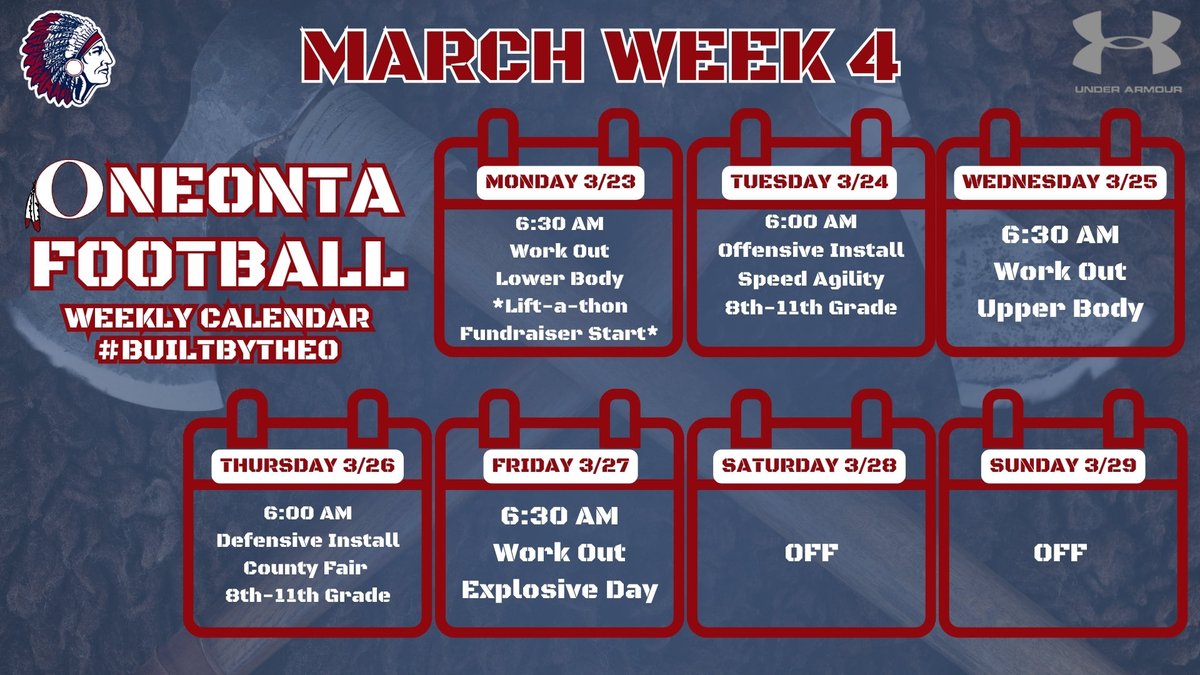 Oneonta Football tweet media