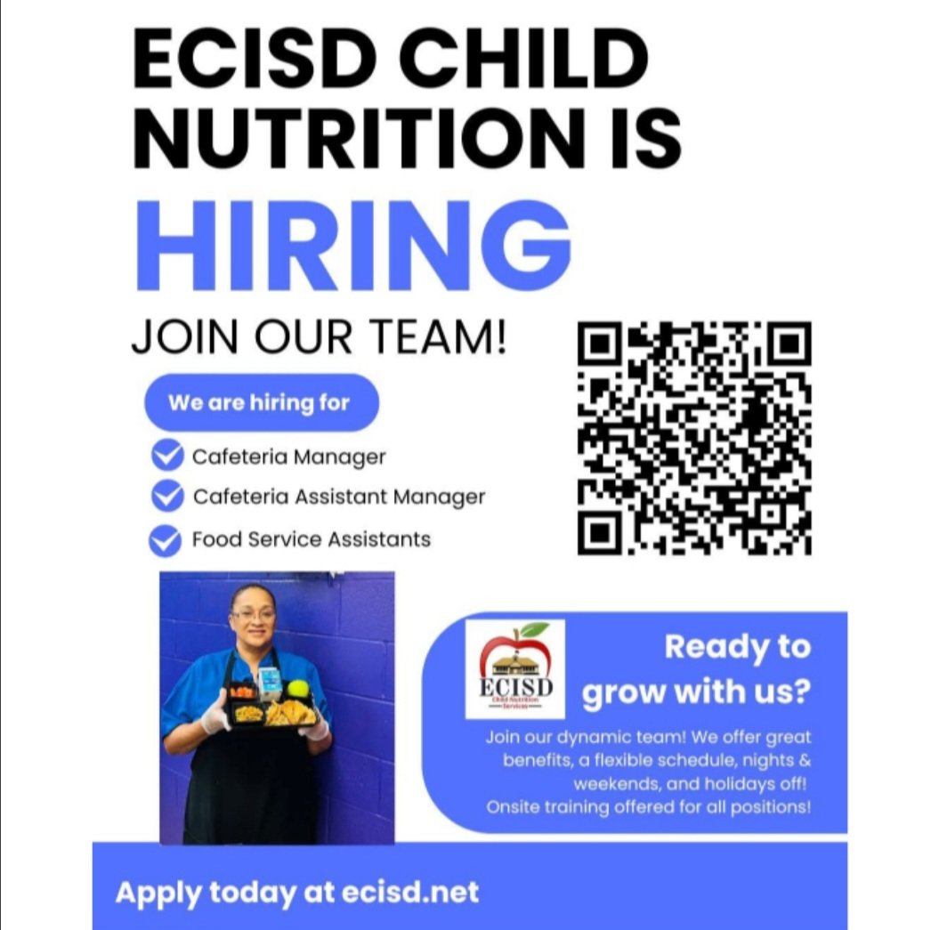 ECISD Child Nutrition Coordinator tweet media