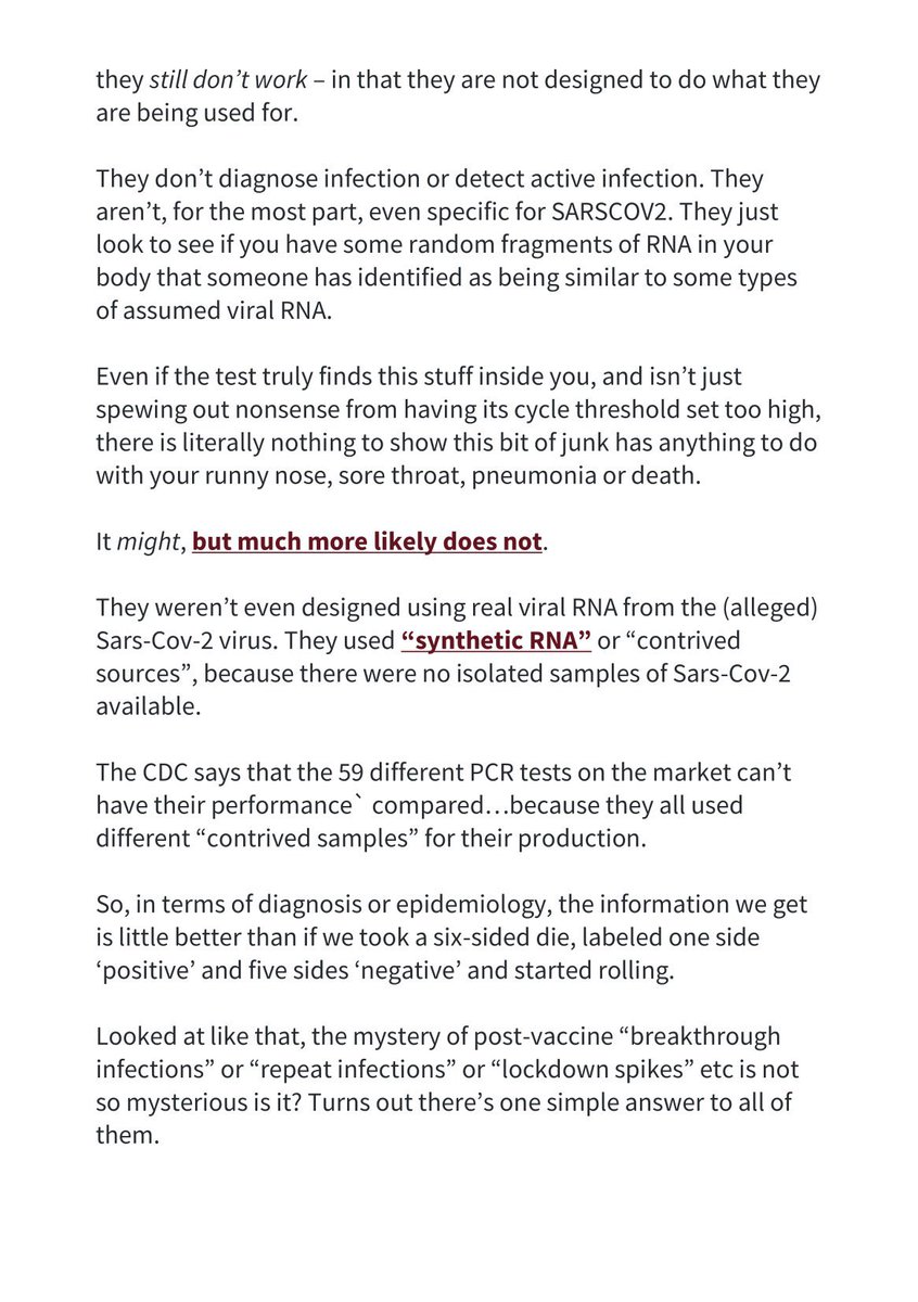 NoContagion's tweet photo. Repeat After Me: “The PCR tests don’t work”

https://t.co/X6RJQ5dqhv https://t.co/nJFtBKl27k