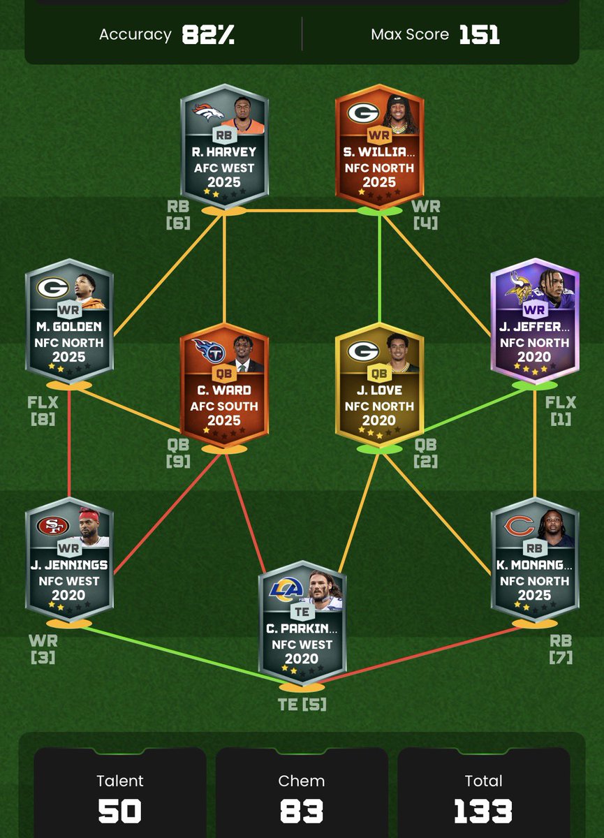 Griddy: Football Puzzles tweet media