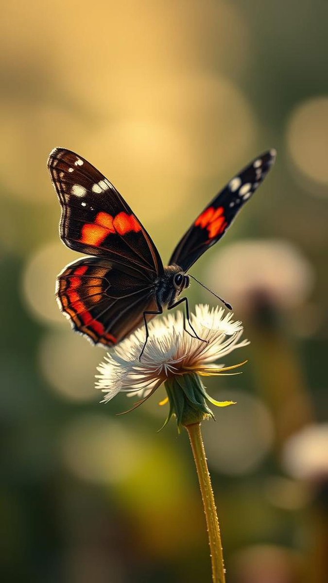 mshafqat72's tweet image. A quiet moment of magic, wings painted in fire and night, resting gently on a fragile bloom 🦋✨
Nature whispers its poetry in the softest ways.

#Nature #Butterfly #Garden #Peace
