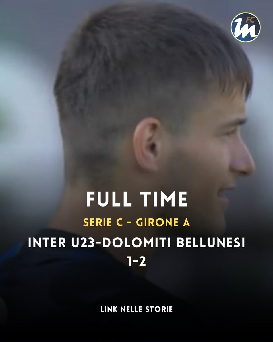 FcInterNewsit's tweet photo. ❤️🩹 Per l’Inter U23 è notte fonda: decima partita di fila senza vittoria, a Monza passa la Dolomiti Bellunesi 1-2 ⚫️🔵
RIVIVI IL LIVE TESTUALE SU https://t.co/OcxGqaxKMr
#FCIN #InterU23 #DolomitiBellunesi #SerieC https://t.co/VfeIQOeeQ9