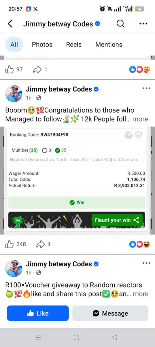 jimmyabza_za's tweet photo. This is not me guys, this is a scam be careful out there🚨🚨🚨🚨🚨🚨 https://t.co/HNagDoJ9pz