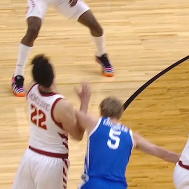 "See that hook by Chandler"