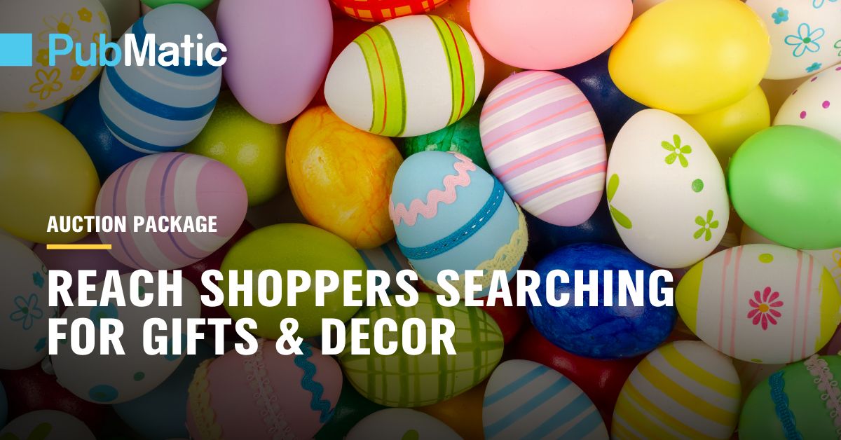 PubMatic's tweet image. Looking to reach shoppers during Easter? With PubMatic’s Easter Auction Package, you can secure brand-safe inventory that reachers shoppers as they search for gifts and decorations. Learn more: pubmatic.com/auction-packag…

#Advertising #AdTech #Programmatic