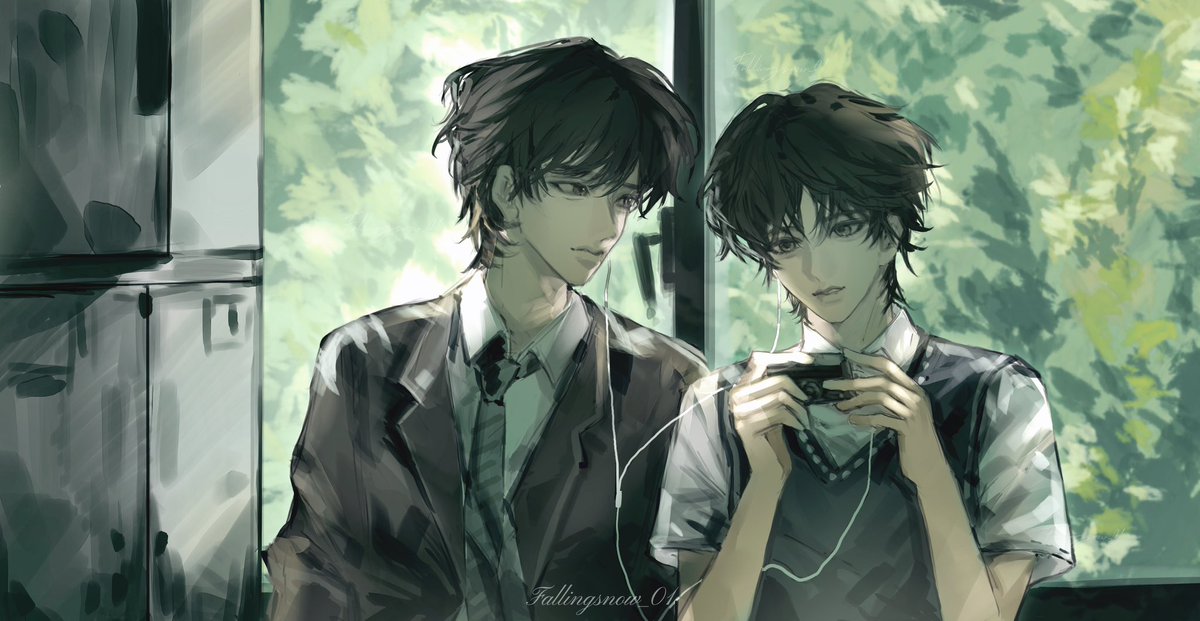 雪落樱花树 tweet media